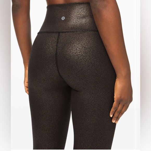Lululemon Leggings Wunder Under High-Rise Tight Foil (size 6, 21”). - Picture 7 of 7